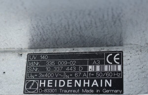 UV140 ID 335 009-02 Heidenhain – moduł zasilający – zdjęcie produktu 4