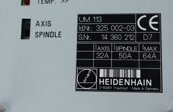 UM 113 325 002-03 Heidenhain – urządzenie automatyki przemysłowej – zdjęcie produktu 3