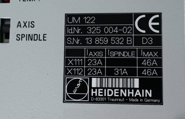 UM 122 325 004-02 Heidenhain – urządzenie automatyki przemysłowej – zdjęcie produktu 3