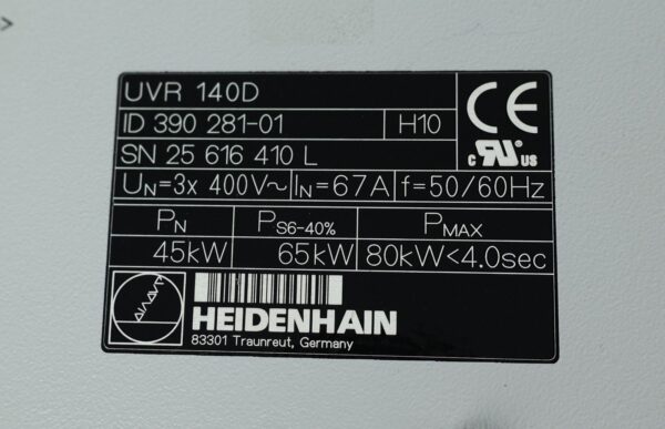 UVR 140D 390 281-01 Heidenhain – moduł zasilający – zdjęcie produktu 3
